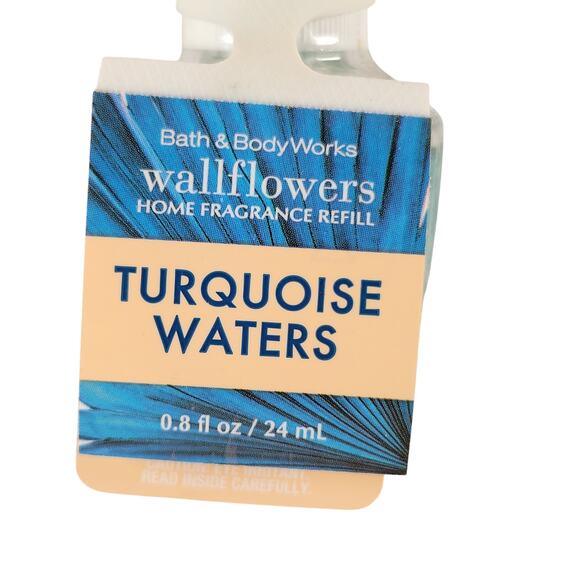 Bath & Body Works Wallflowers Refills Turquoise Waters Scent 0.8oz Lot of 2 - Picture 2 of 7